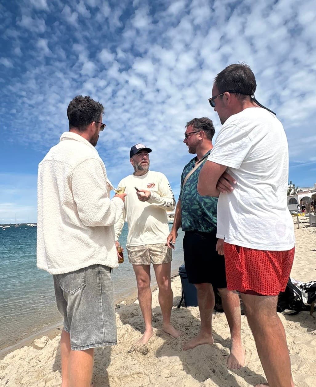 Mason, Steve, Simon and Stef — the four founders of FH2O