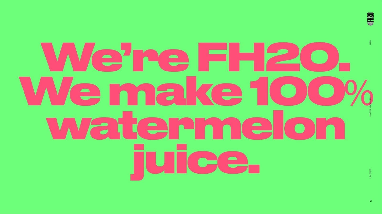 We're FH2O